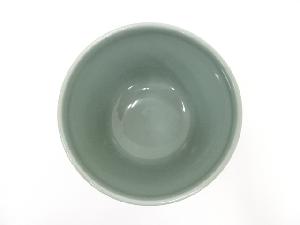 京焼 手塚玉堂造 青磁羊茶碗（共箱） | 宗 sou::お茶道具・着物のお店